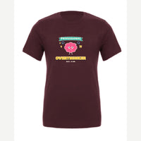 Professional Overthinker — Premium Tee / Maroon