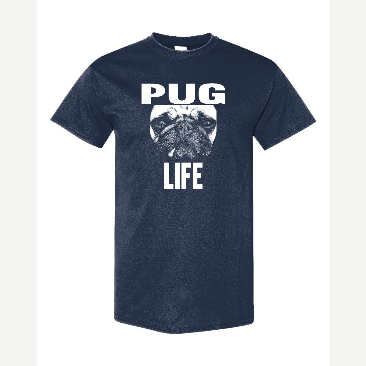 Pug Life — Classic Tee / Navy