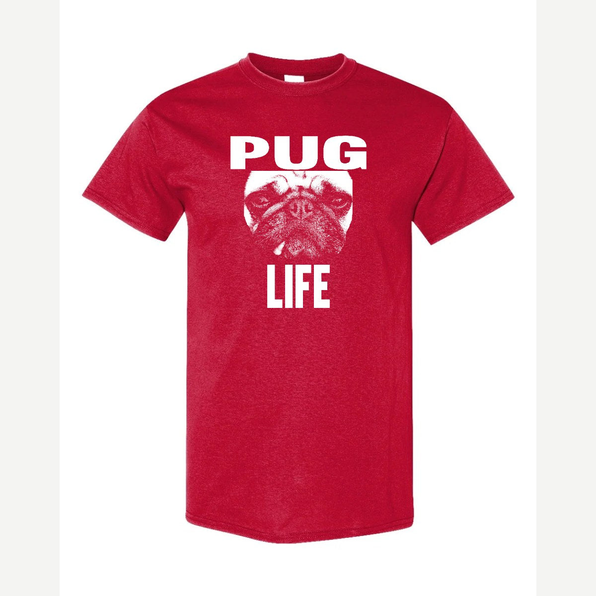 Pug Life — Classic Tee / Red