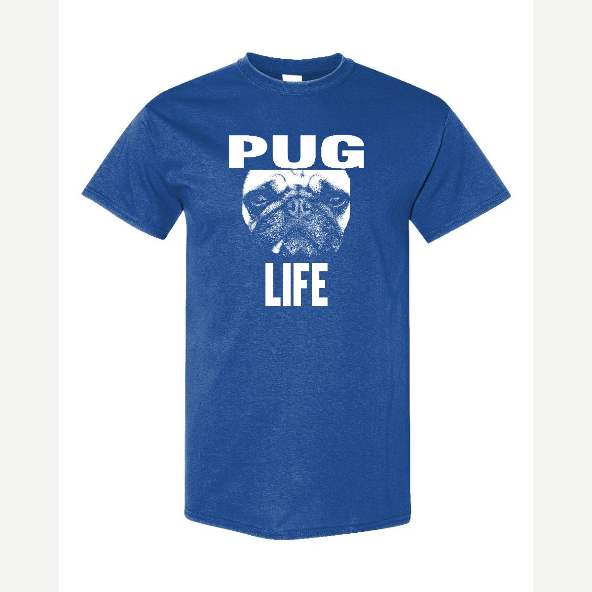 Pug Life — Classic Tee / Royal