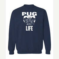 Pug Life — Crewneck Sweatshirt / Navy