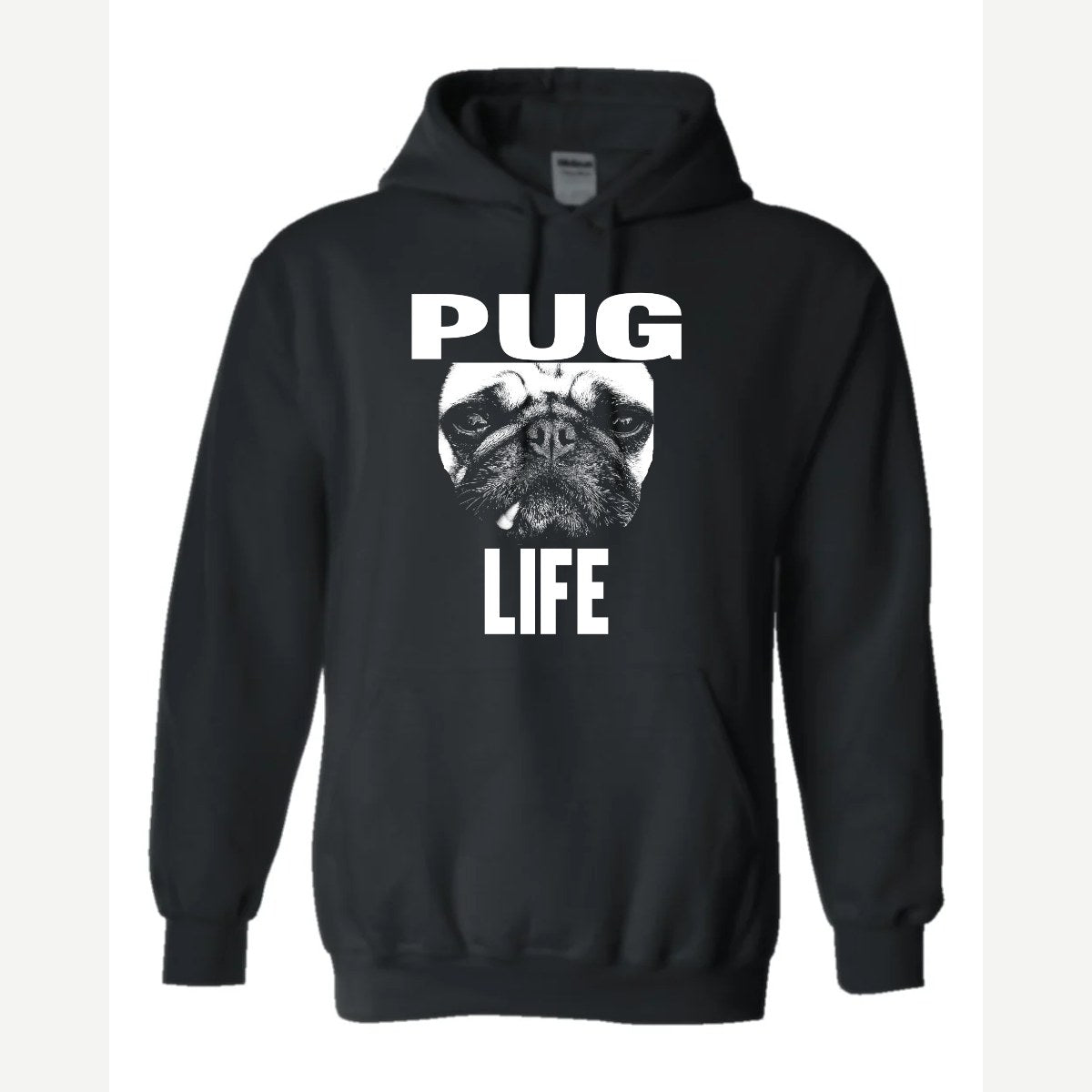 Pug Life — Hoodie / Black