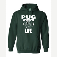 Pug Life — Hoodie / Forest Green