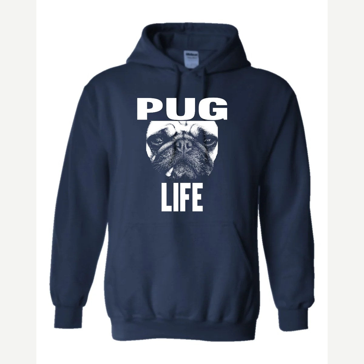 Pug Life — Hoodie / Navy
