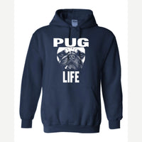 Pug Life — Hoodie / Navy
