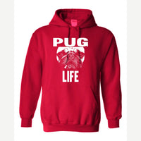 Pug Life — Hoodie / Red