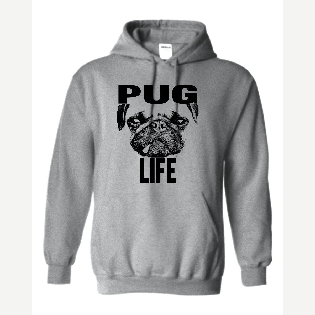 Pug Life — Hoodie / Sport Grey