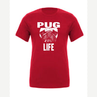 Pug Life — Premium Tee / Red