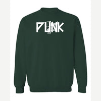 Punk — Crewneck Sweatshirt / Forest Green