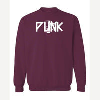 Punk — Crewneck Sweatshirt / Maroon