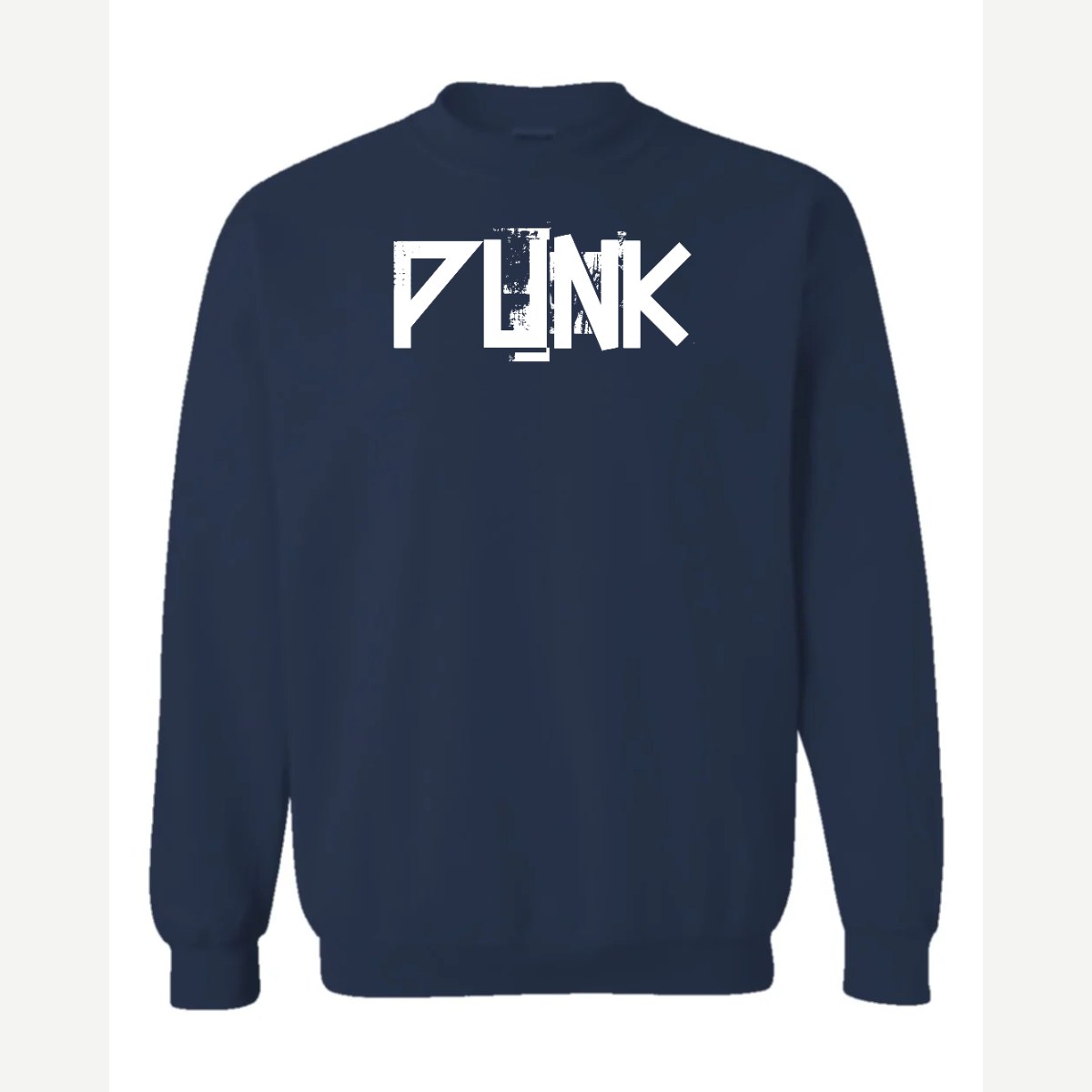 Punk — Crewneck Sweatshirt / Navy