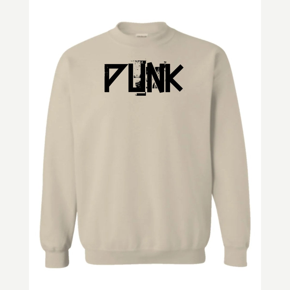 Punk — Crewneck Sweatshirt / Sand