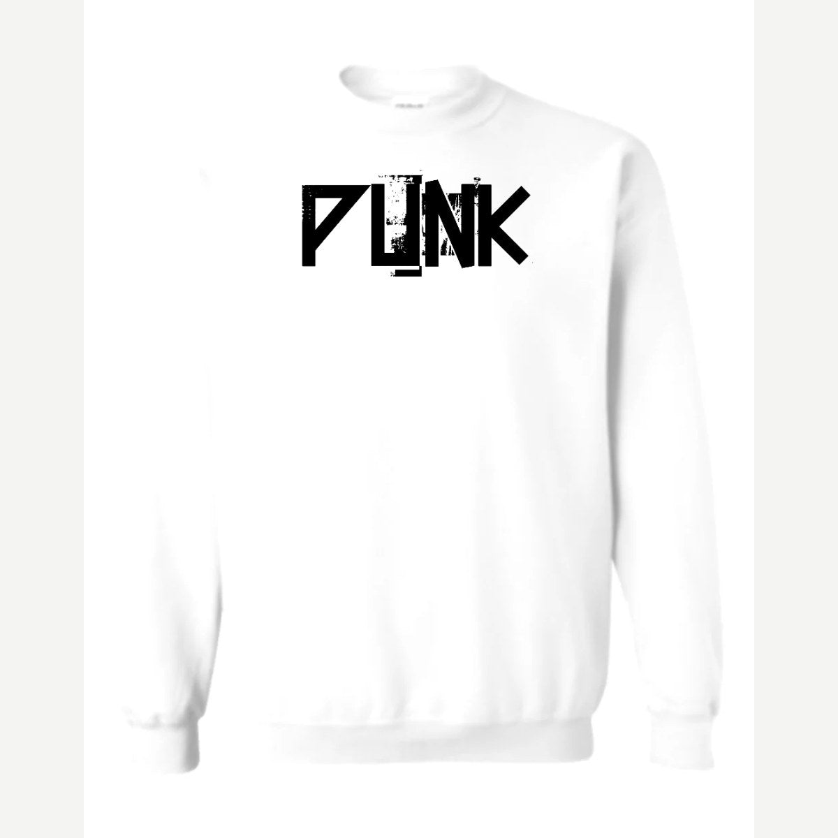 Punk — Crewneck Sweatshirt / White