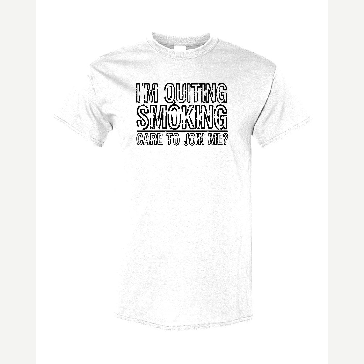 Quit Smoking With Me — Classic Tee / White