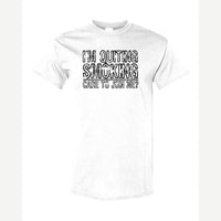 Quit Smoking With Me — Classic Tee / White