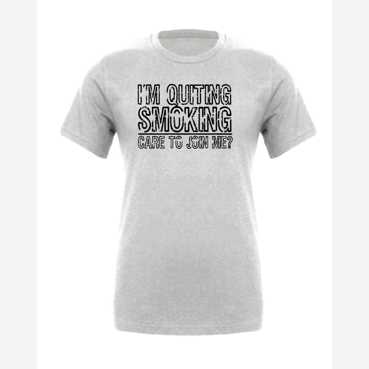 Quit Smoking With Me — Premium Tee / Athletic Heather
