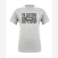 Quit Smoking With Me — Premium Tee / Athletic Heather