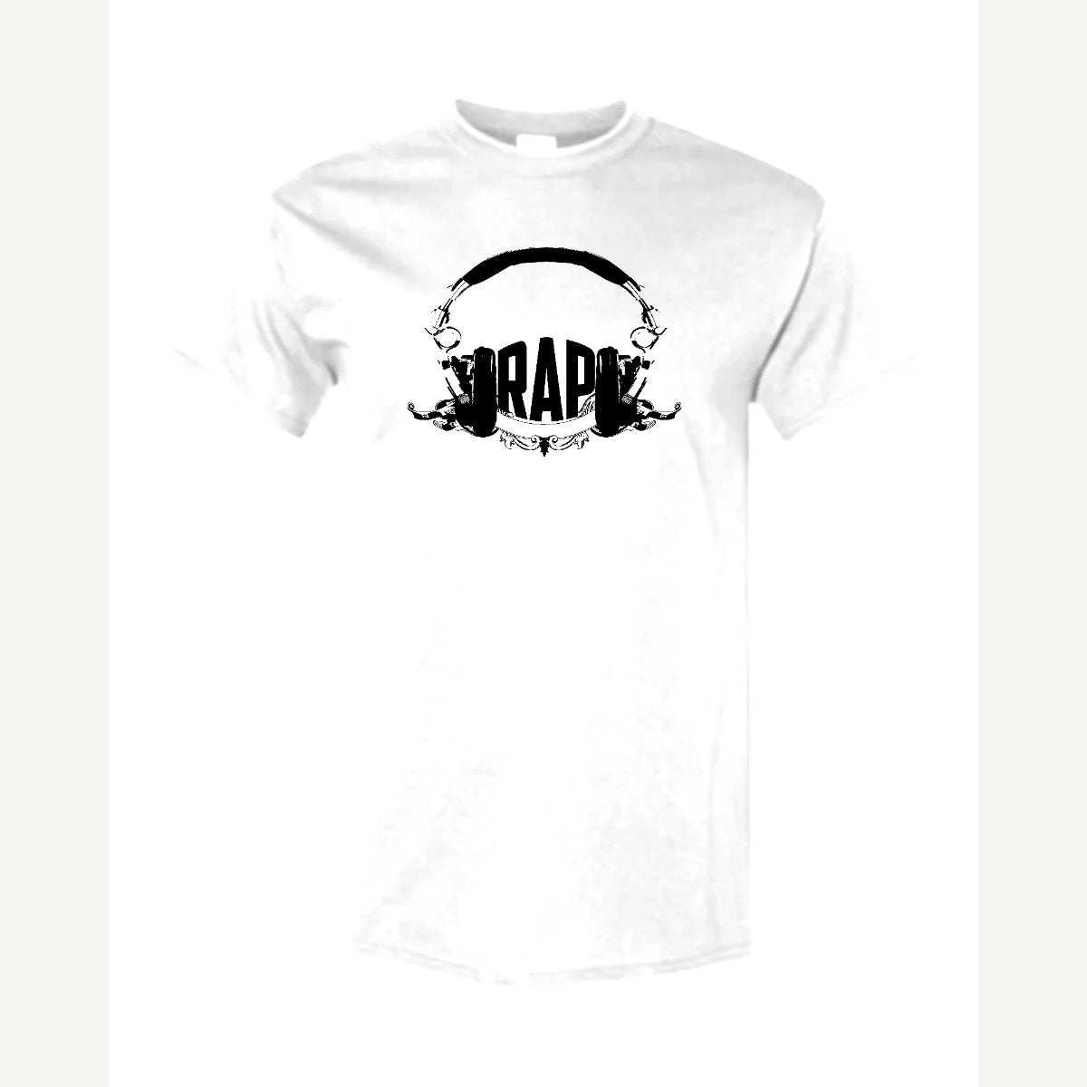 RAP (Headphones) — Classic Tee / White