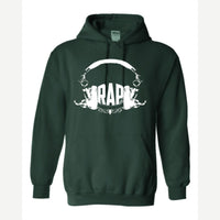 RAP (Headphones) — Hoodie / Forest Green