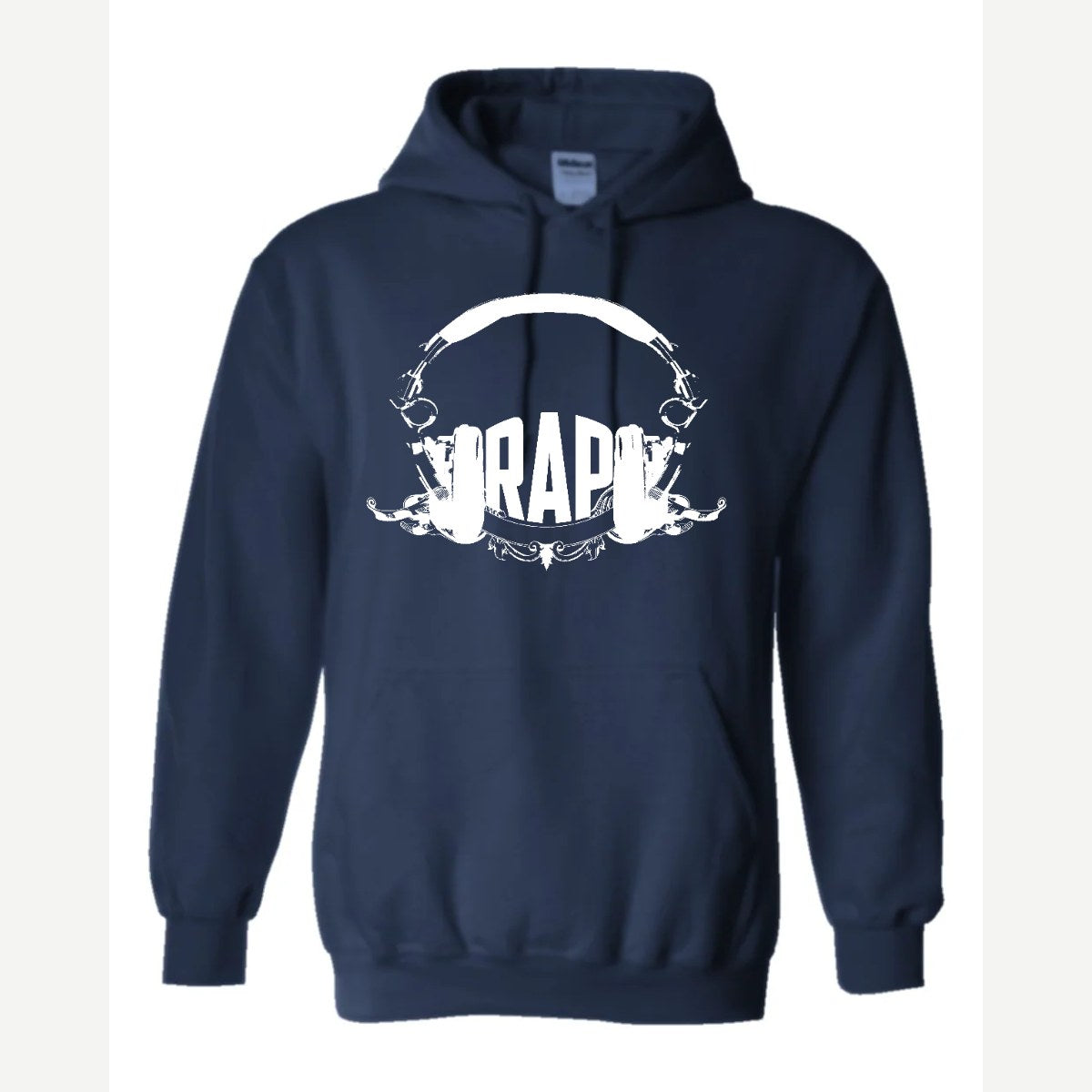 RAP (Headphones) — Hoodie / Navy