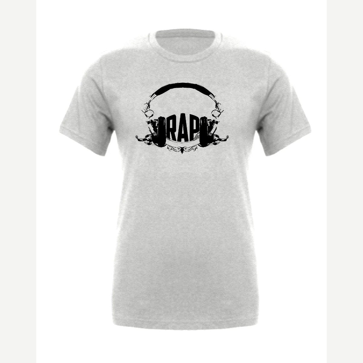 RAP (Headphones) — Premium Tee / Athletic Heather