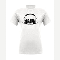 RAP (Headphones) — Premium Tee / White