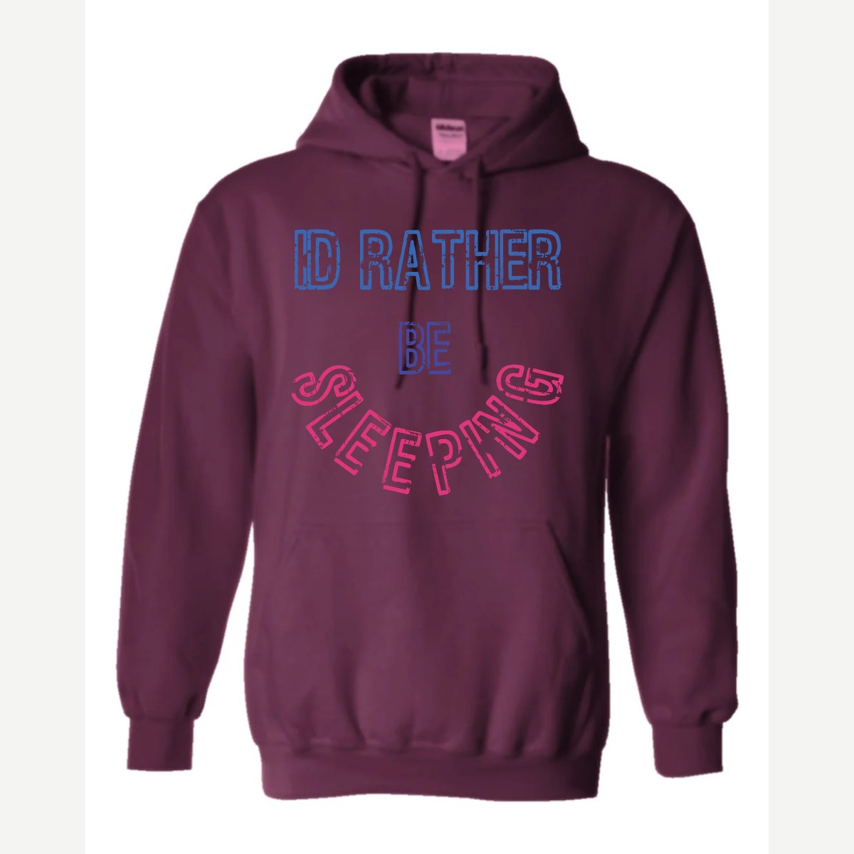 Rather Be Sleeping — Hoodie / Maroon
