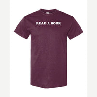 Read a Book — Classic Tee / Maroon