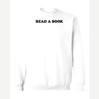 Read a Book — Crewneck Sweatshirt / White