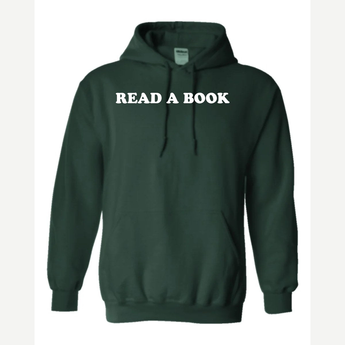 Read a Book — Hoodie / Forest Green