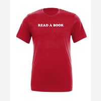 Read a Book — Premium Tee / Red