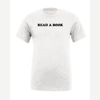 Read a Book — Premium Tee / White
