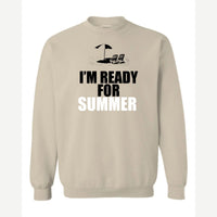 Ready for Summer — Crewneck Sweatshirt / Sand