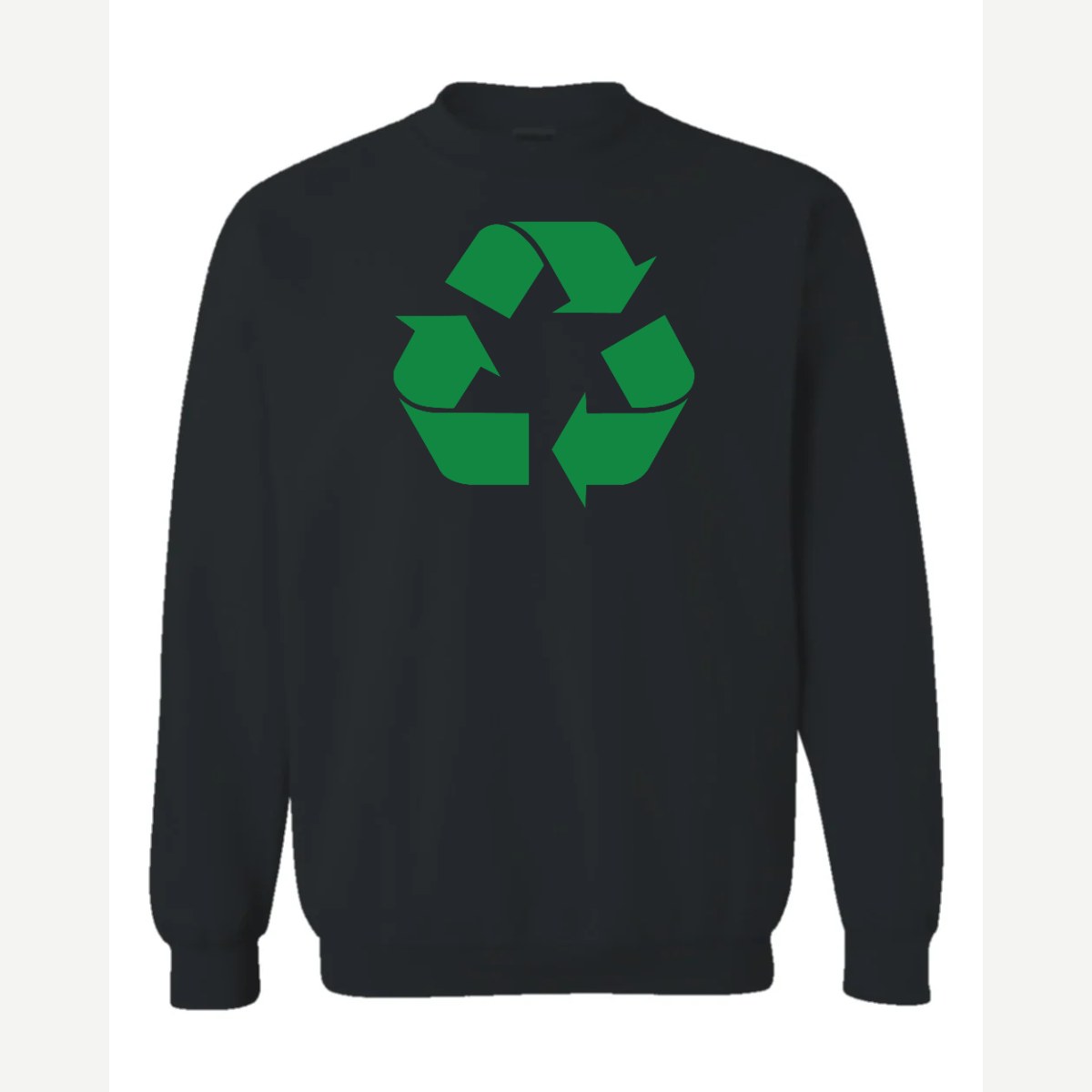 Recycle — Crewneck Sweatshirt / Black