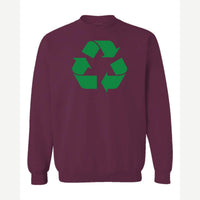 Recycle — Crewneck Sweatshirt / Maroon