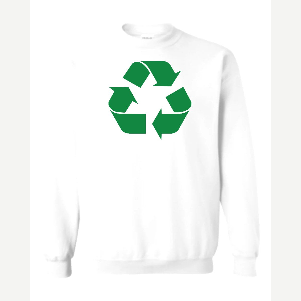 Recycle — Crewneck Sweatshirt / White