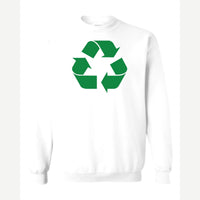 Recycle — Crewneck Sweatshirt / White