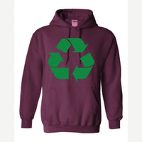 Recycle — Hoodie / Maroon