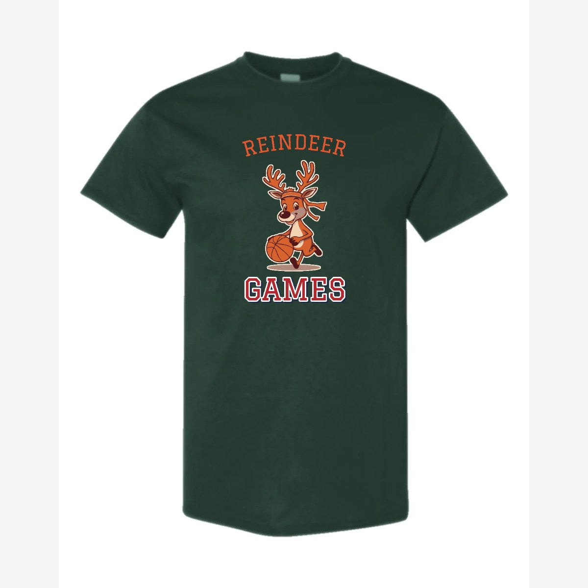 Reindeer Games — Classic Tee / Forest Green