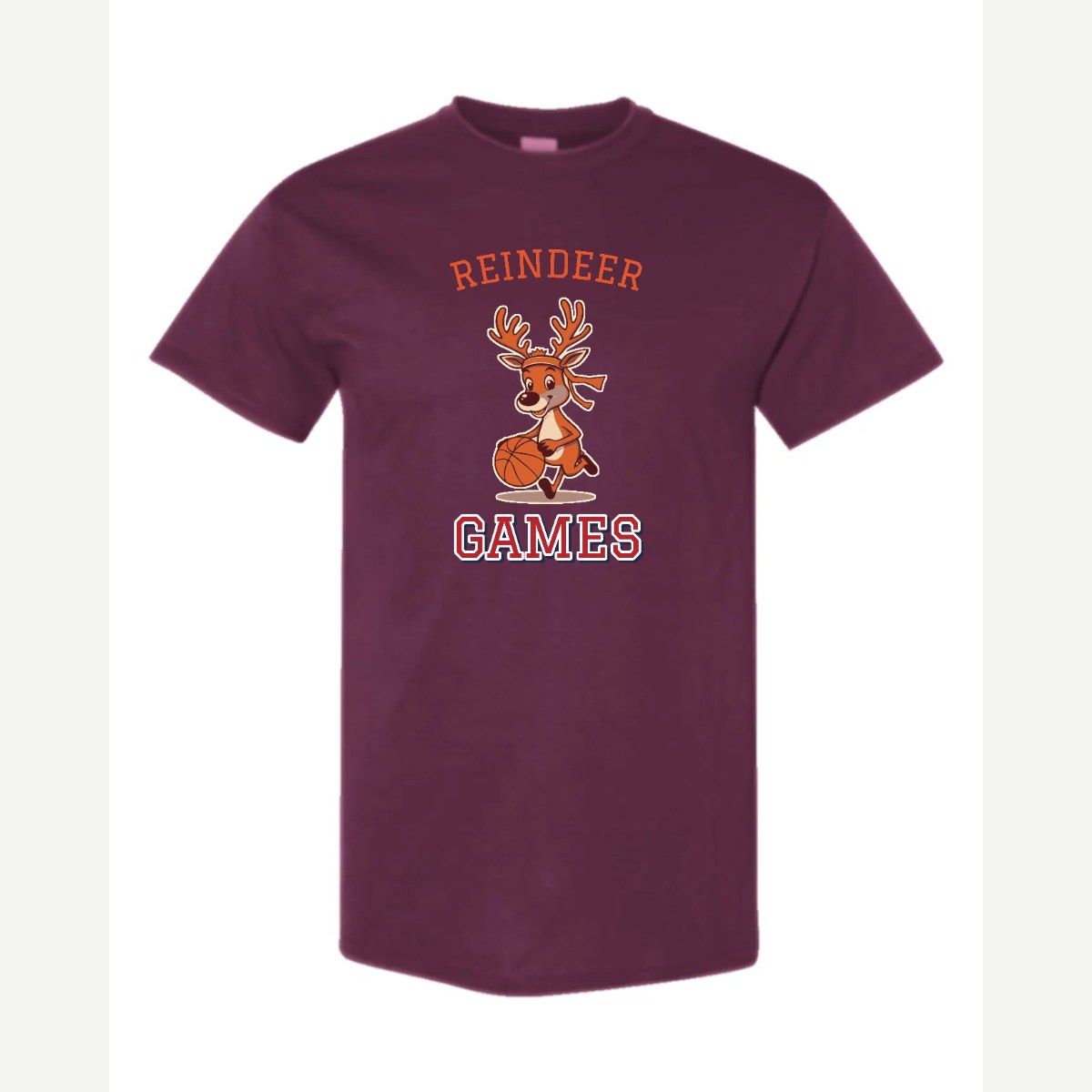 Reindeer Games — Classic Tee / Maroon