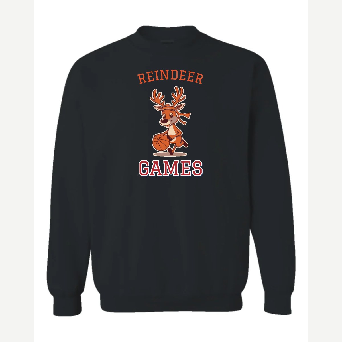 Reindeer Games — Crewneck Sweatshirt / Black