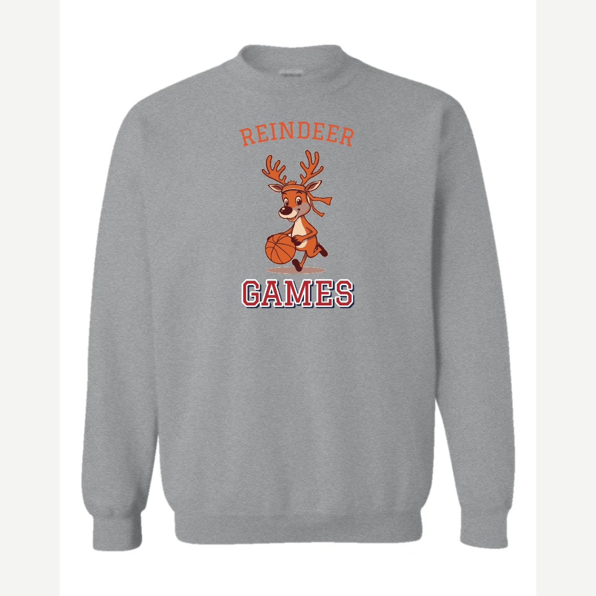 Reindeer Games — Crewneck Sweatshirt / Sport Grey