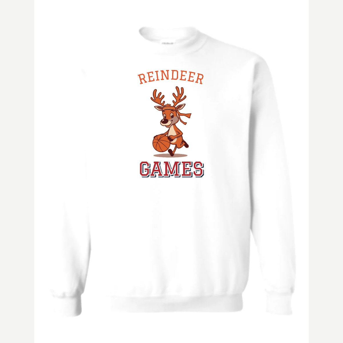 Reindeer Games — Crewneck Sweatshirt / White