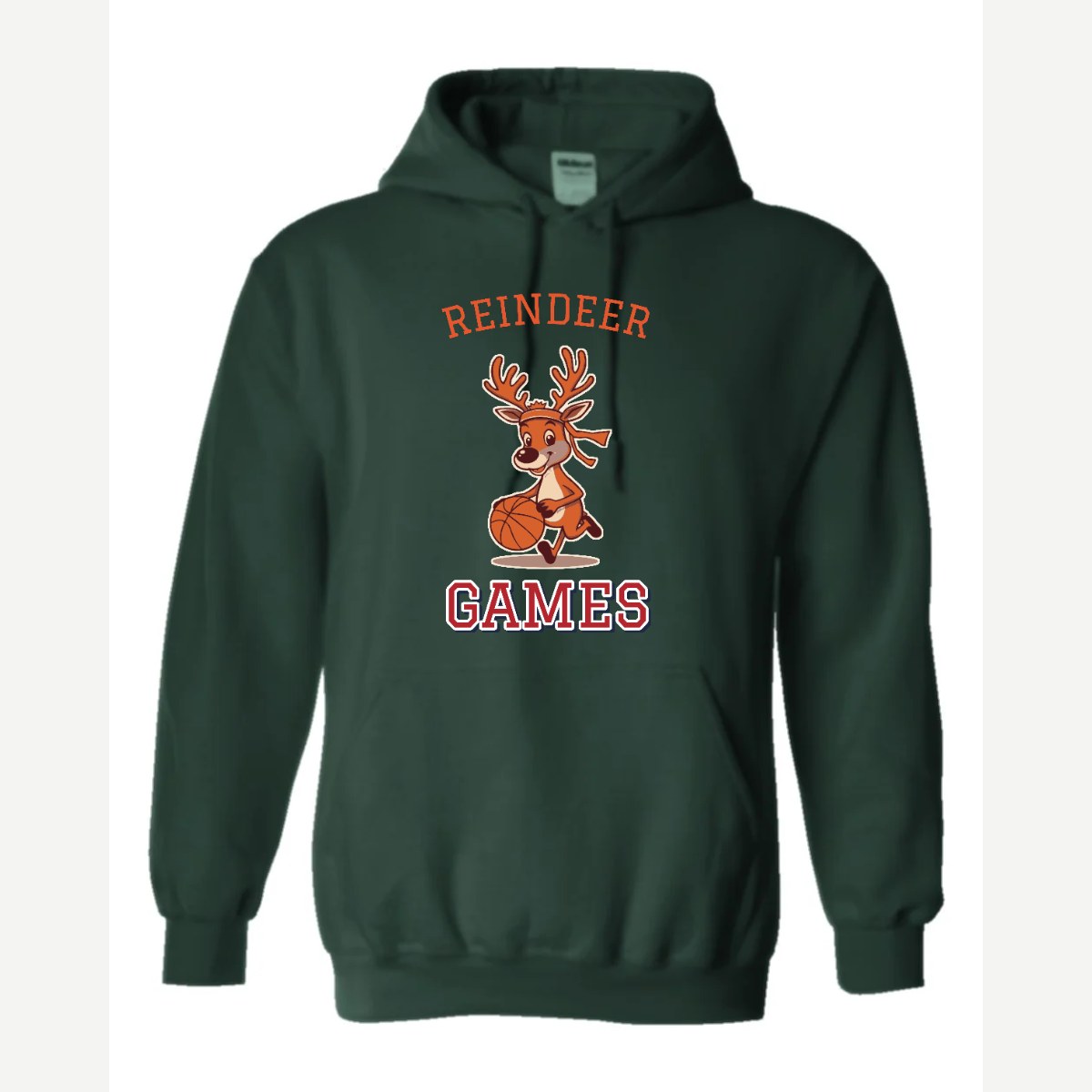 Reindeer Games — Hoodie / Forest Green