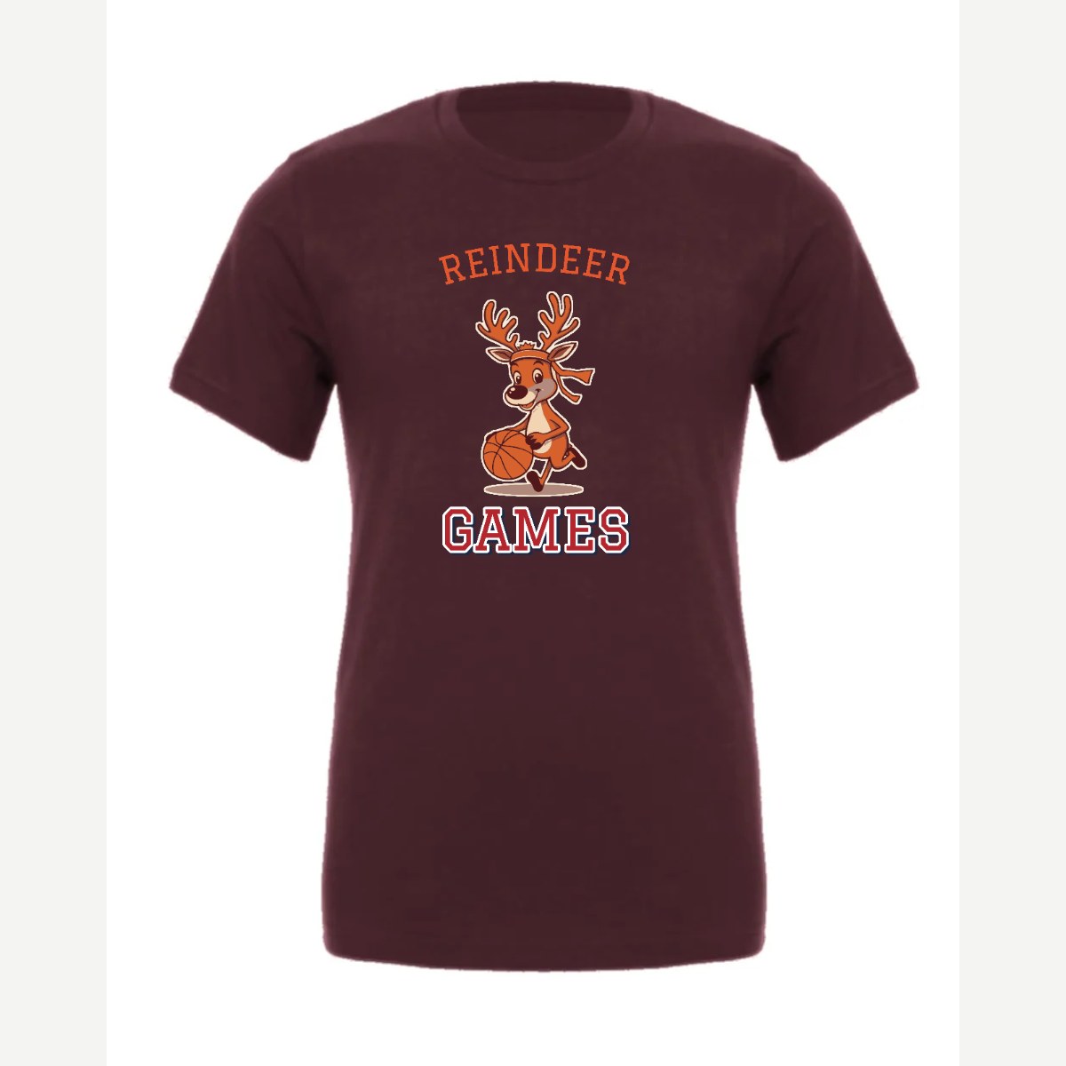 Reindeer Games — Premium Tee / Maroon