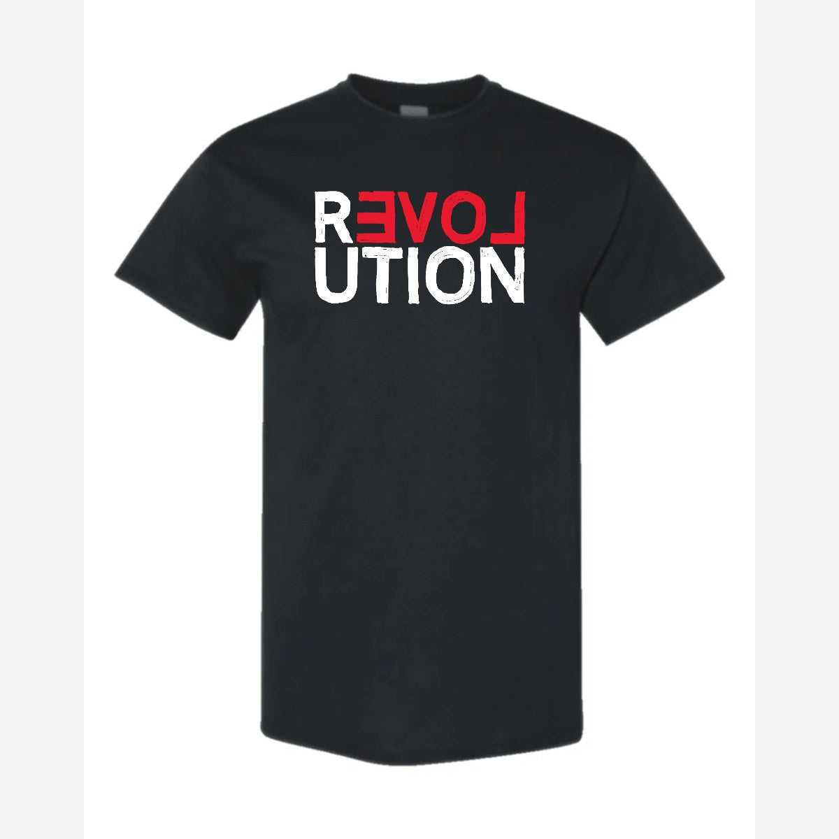 REVOLUTION (Love) — Classic Tee / Black