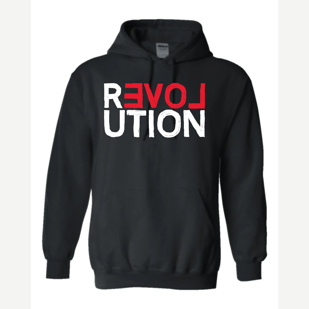 REVOLUTION (Love) — Hoodie / Black