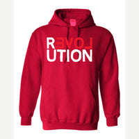 REVOLUTION (Love) — Hoodie / Red