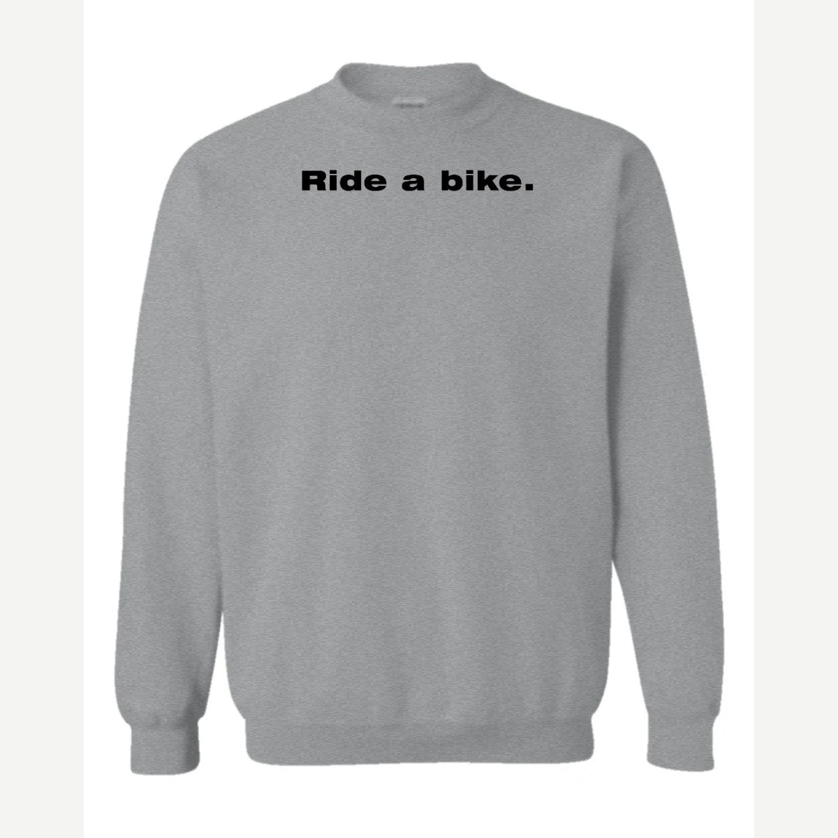 Ride a Bike — Crewneck Sweatshirt / Sport Grey