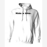 Ride a Bike — Hoodie / White